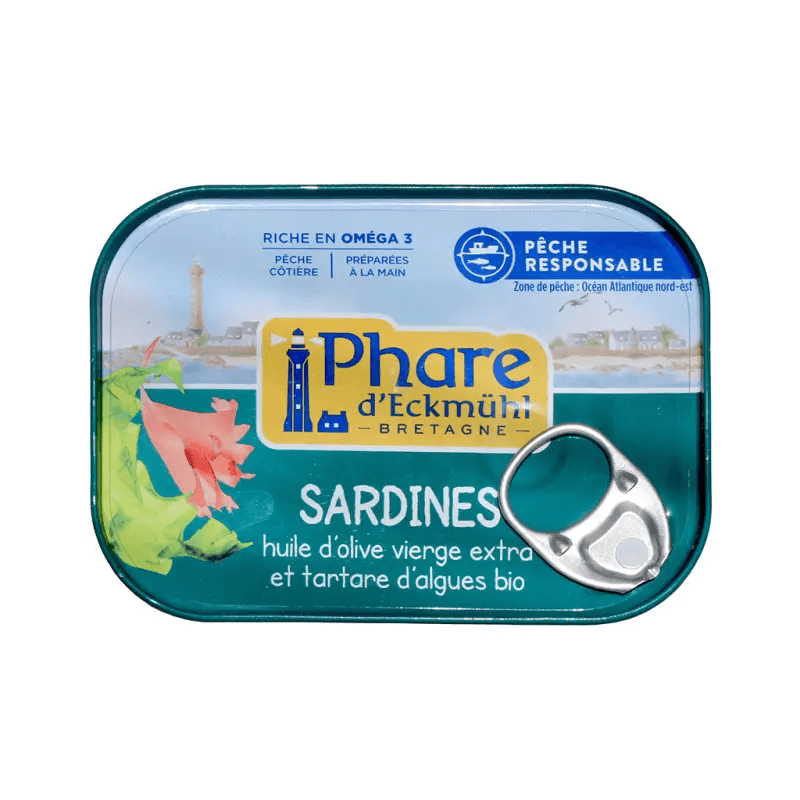 P. Sardines with Organic Seaweed Tartare(135g)