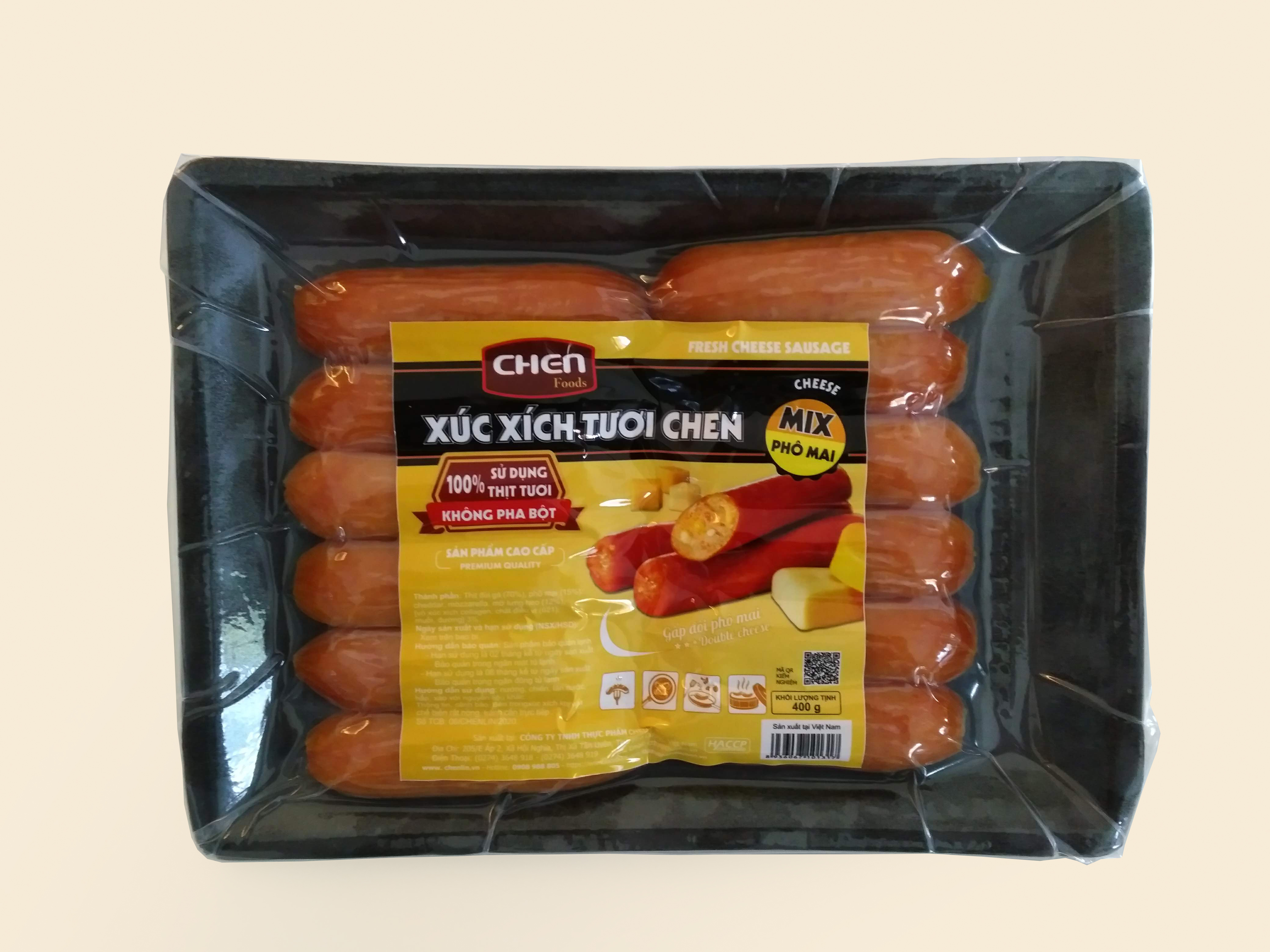 Chen Fresh Sausage Mix Cheese (400g)