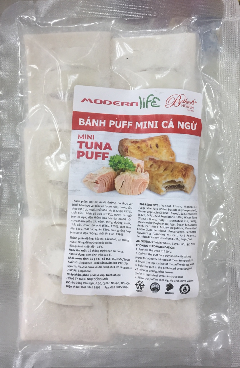 Heaven Baker Mini Puff Tuna (6x35g)