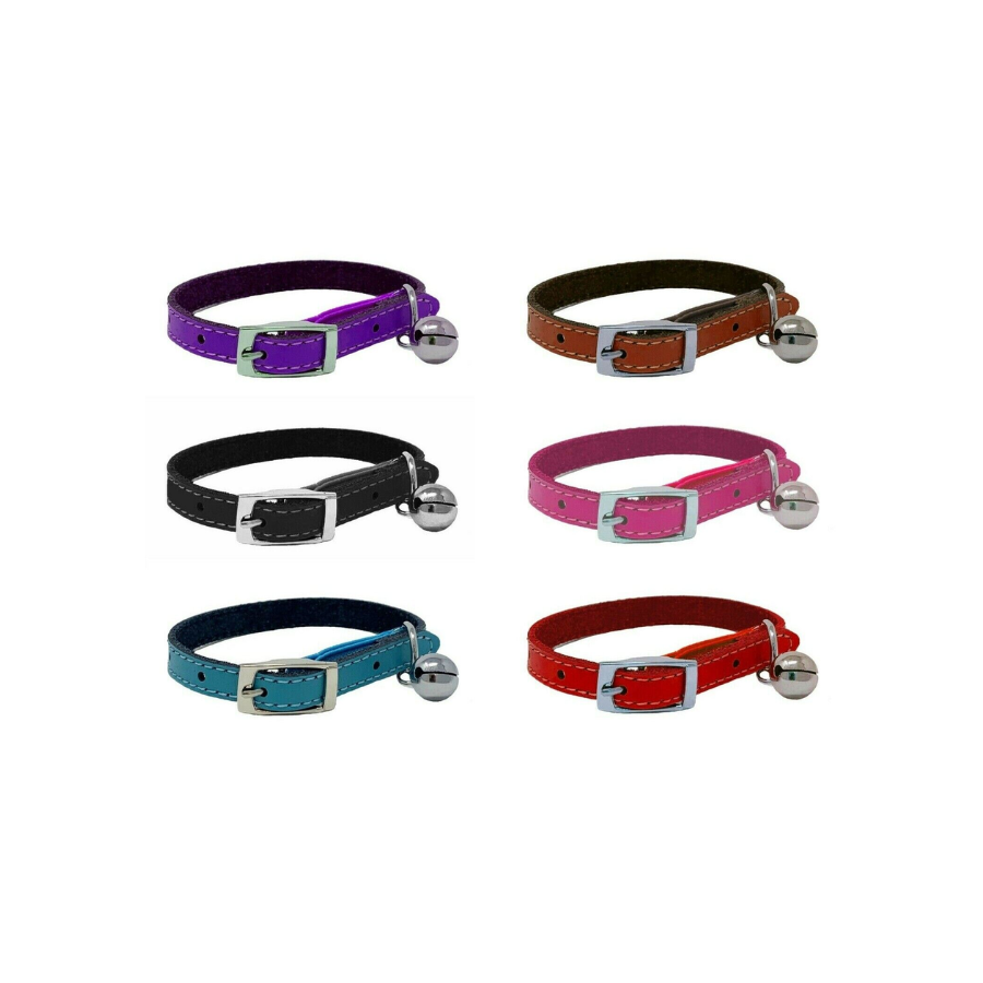 Uncle Bill Cat Collar With Bell Leath (36cm)