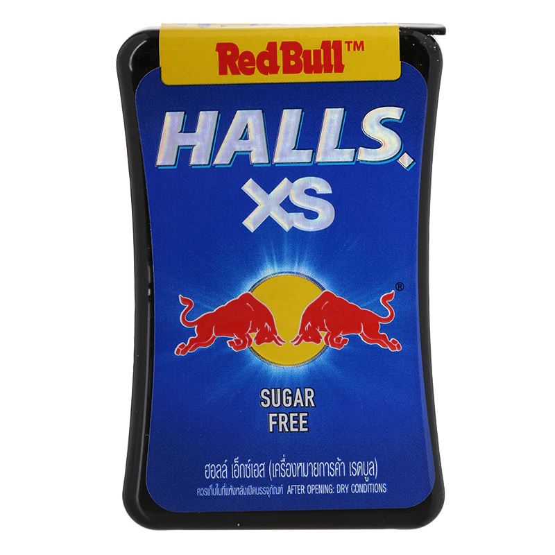 Halls XS Red Bull Sugarfree Candy (13,8gr)