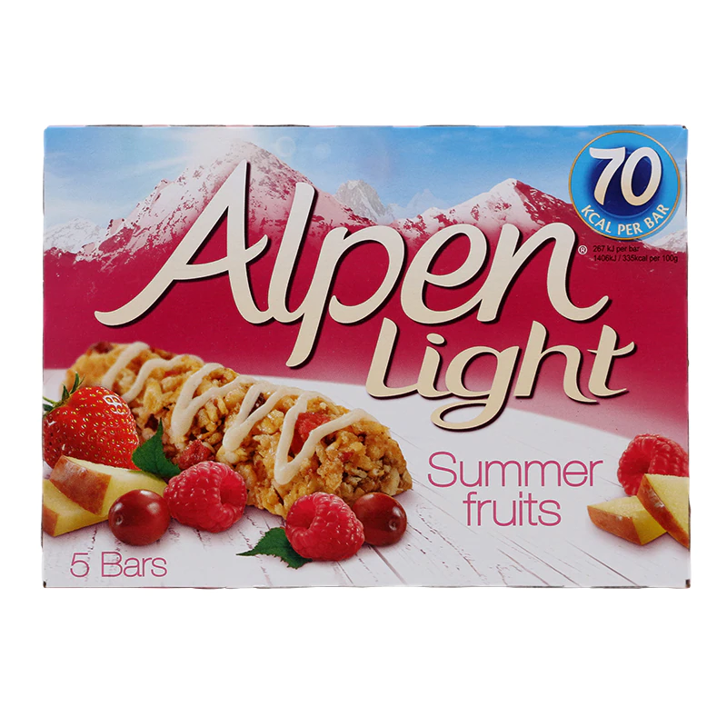 Alpen Light Summer Fruit Muesli Bar (5x19g)