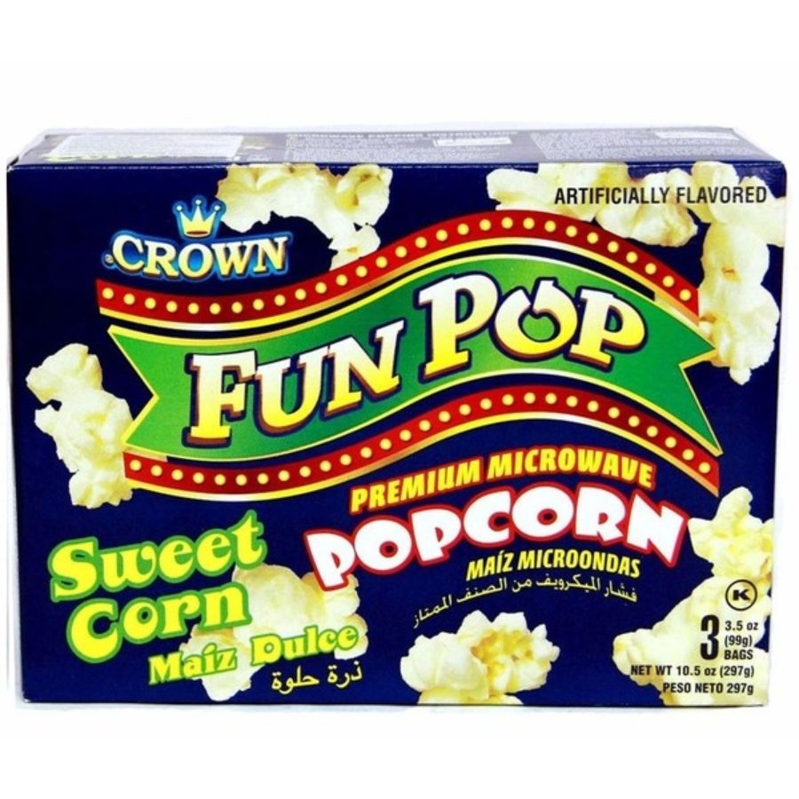 Crown Sweet Popcorn (3x99g)