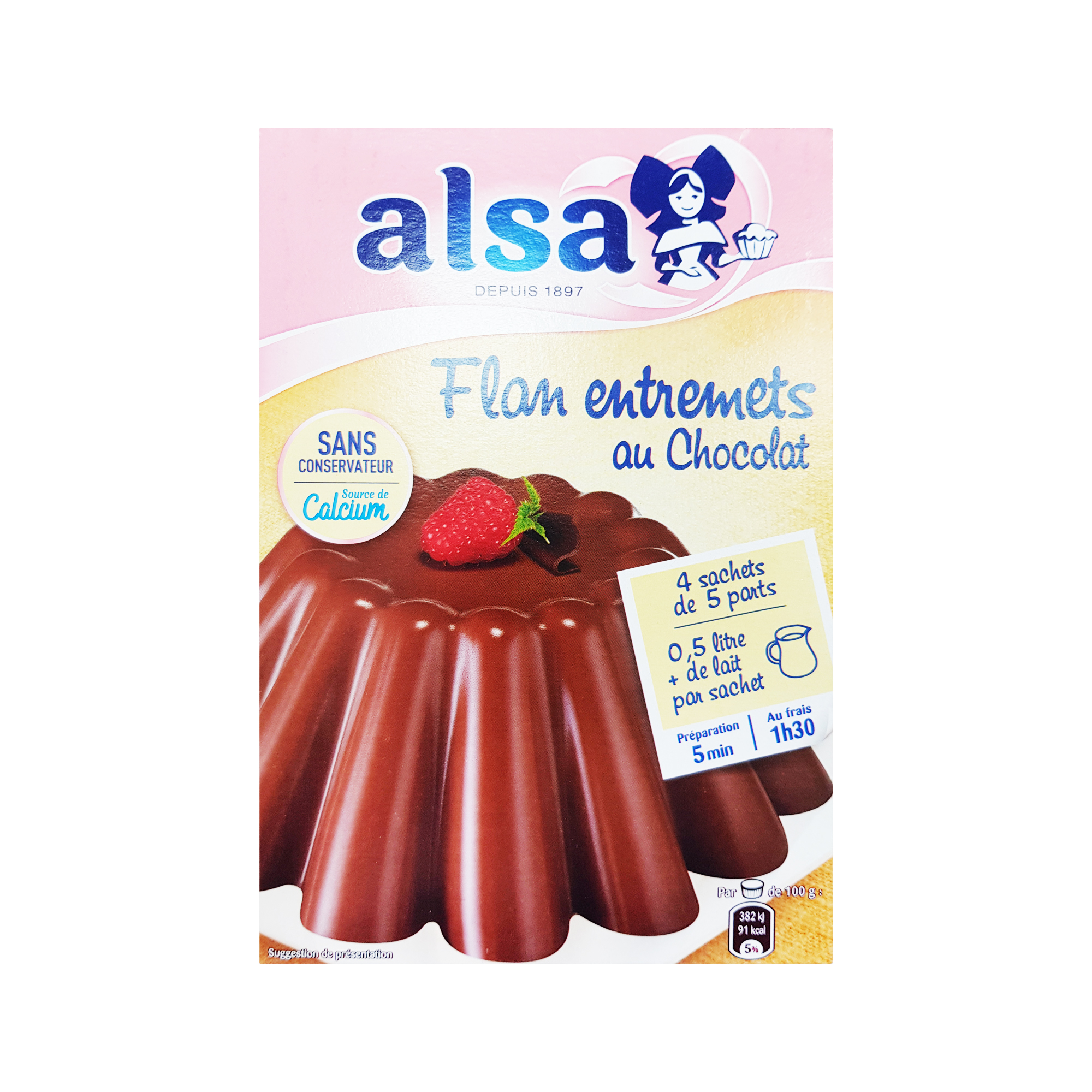 Alsa Chocolate Flan Dessert Mix (232g)