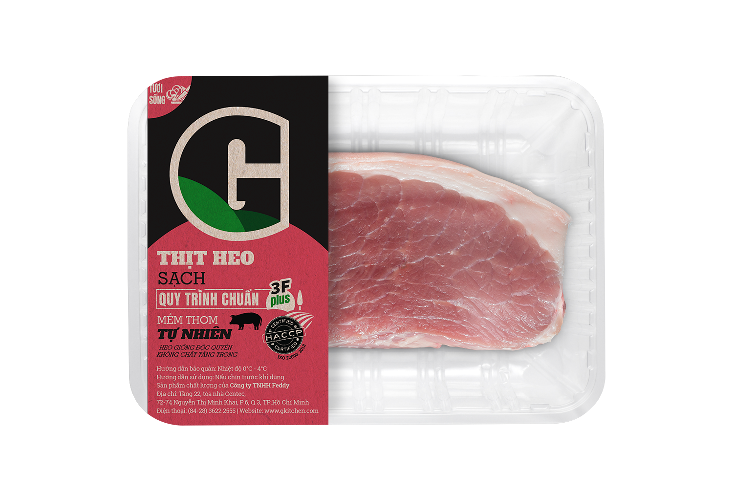 G Pork Thigh Boneless Skin On (300g)