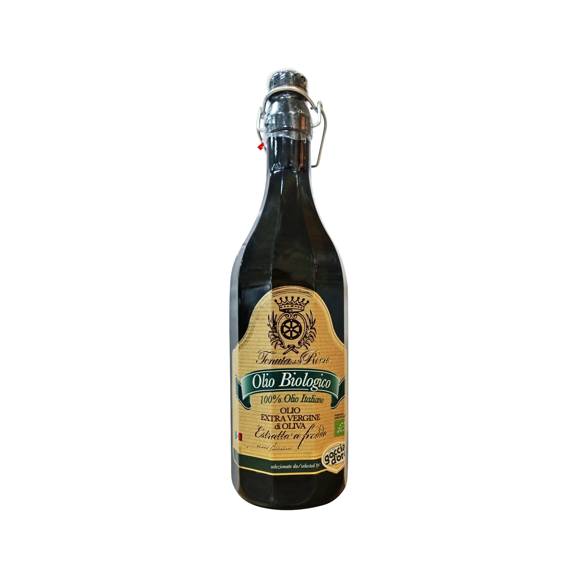 Goccia D'Oro Extra Virgin Olive Oil Organic Farm Bottle (750ml)