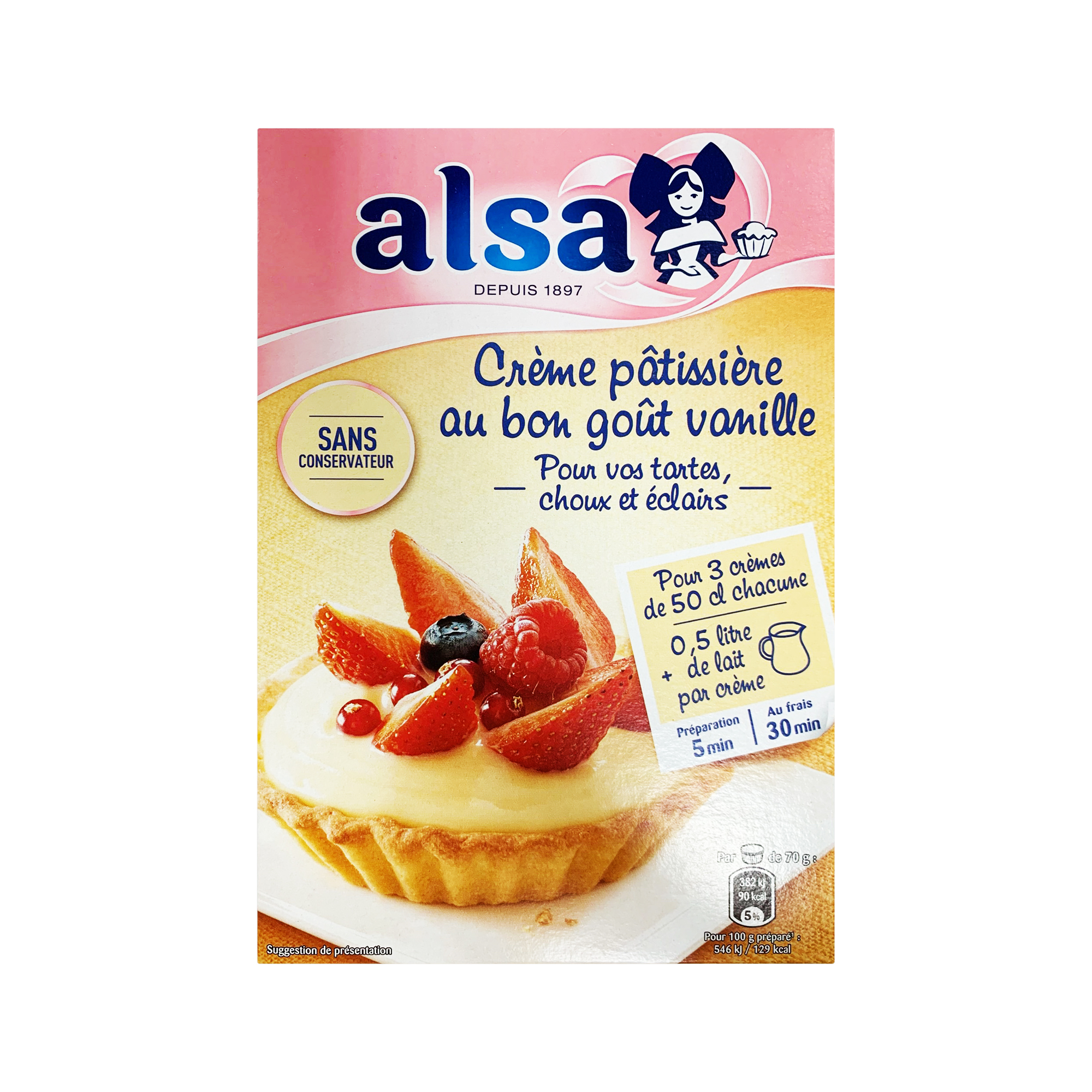 Alsa Custard Cream Mix (3x130g)