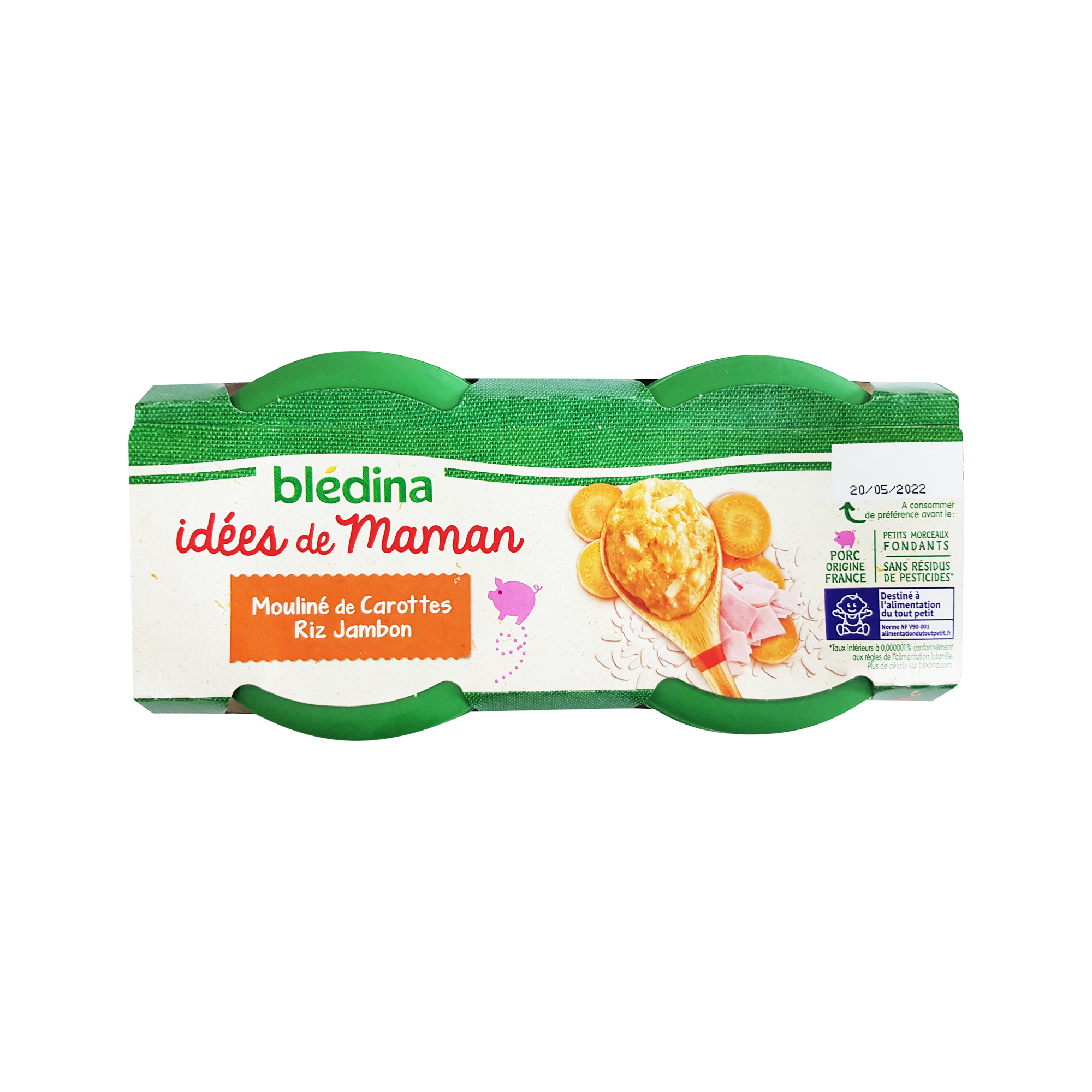 Bledina Carrot & Ham Dish (2x200 g)