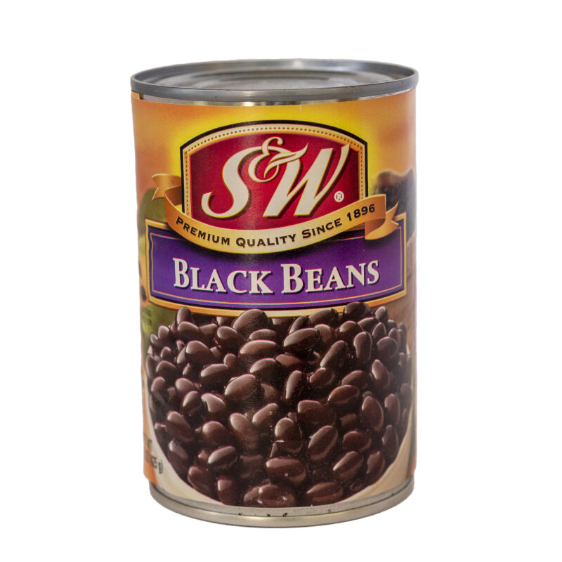 S&W black beans (425g)
