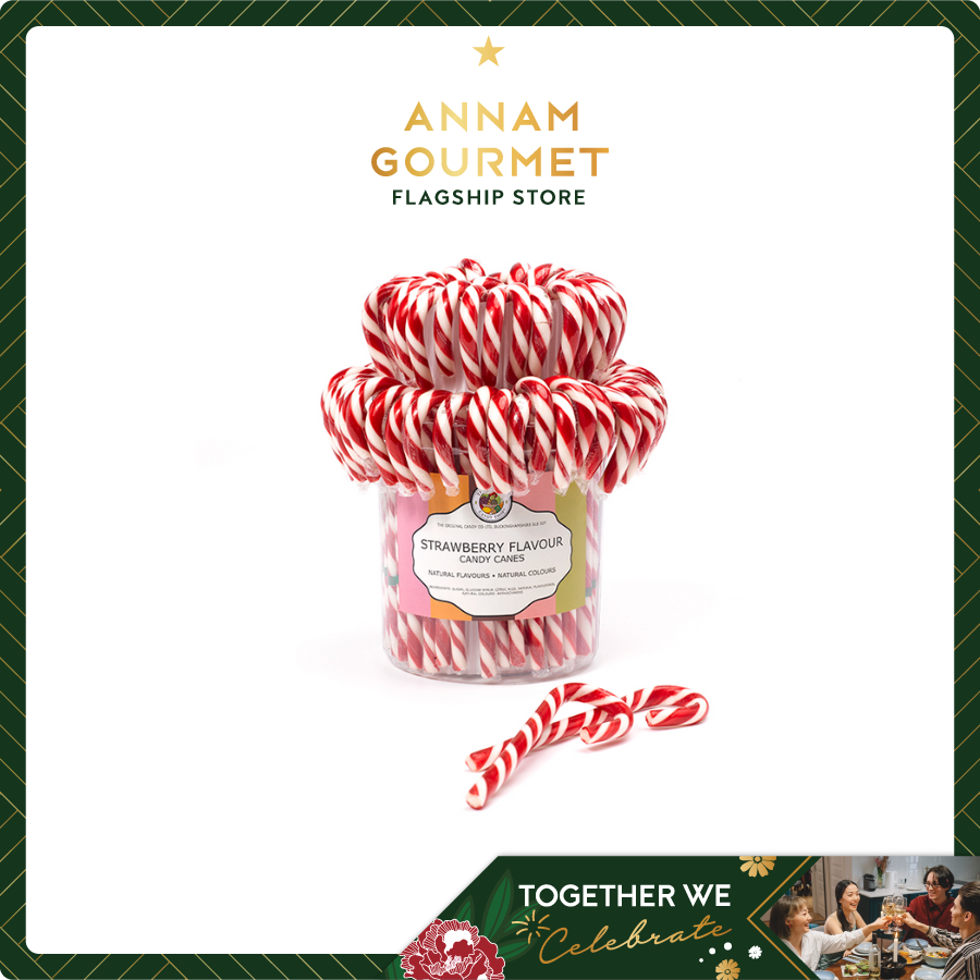 The Natural Candy Shop Strawberry Candy Canes (28g)