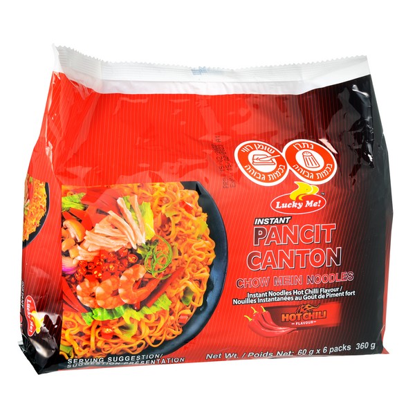 Lucky Me Noodle Spicy 6x60g