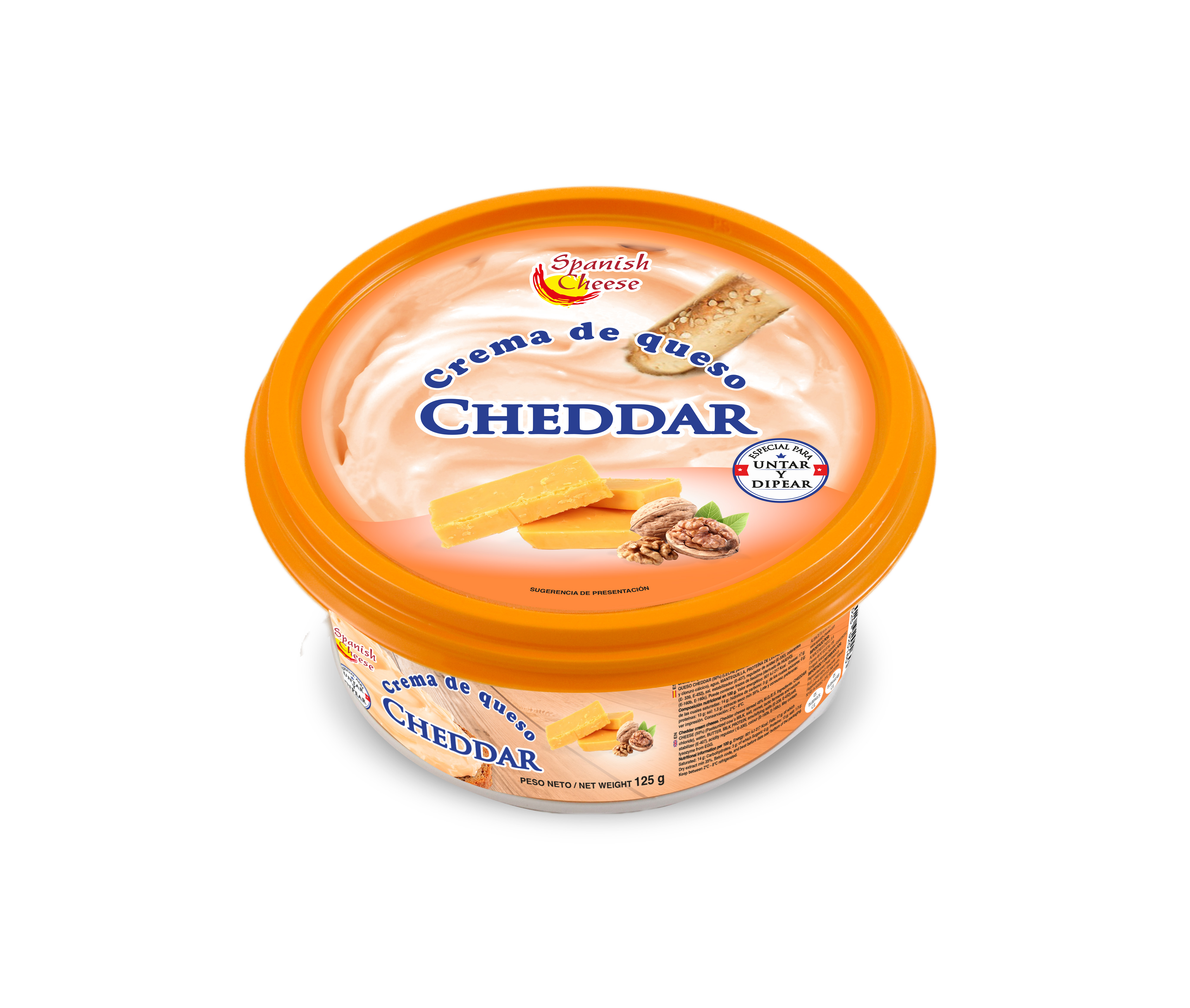 Spanish Cheddar Cream Cheese (125g)