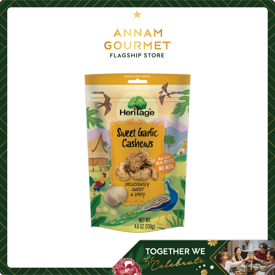 Heritage Sweet Garlic Cashews (130g)