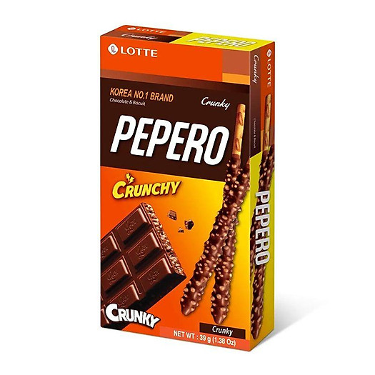 Lotte Pepero Crunchy Choco Pocket (39g)