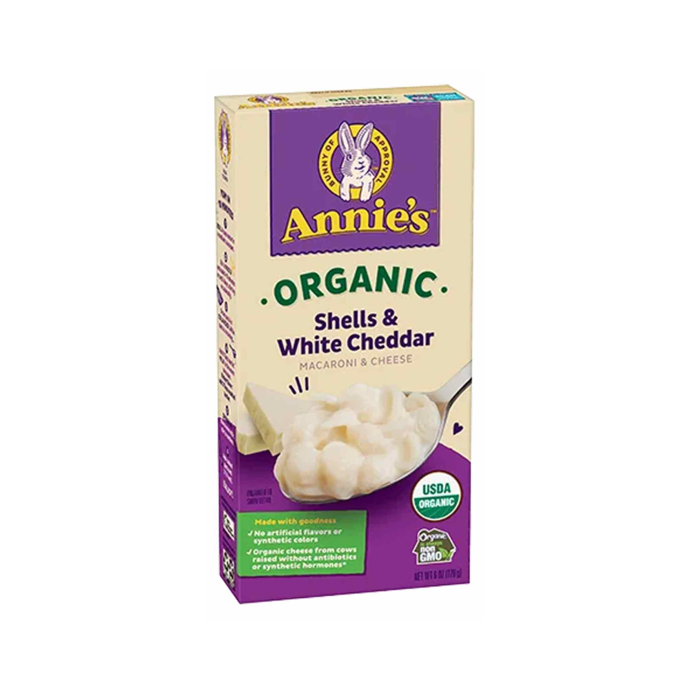 Annie's Org Shells Wh Cheddar Macaroni (170g)