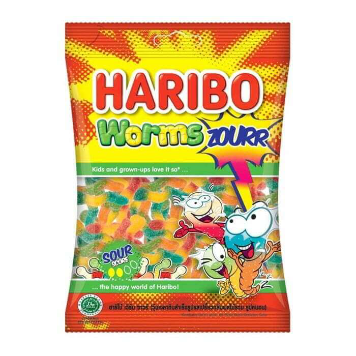 Haribo Worms Zourr (80g)