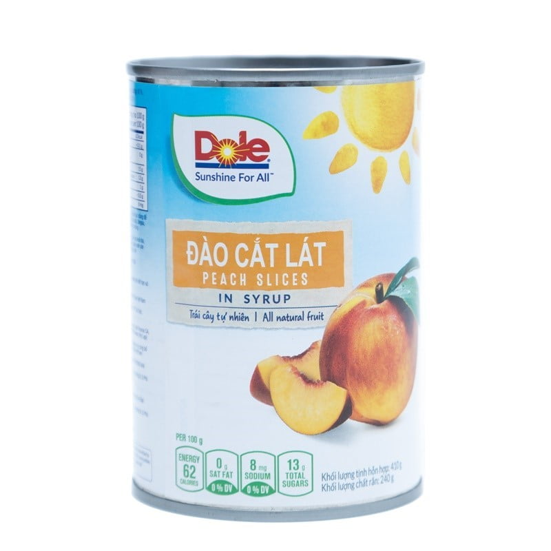 Dole Peach In Syrup (410g)