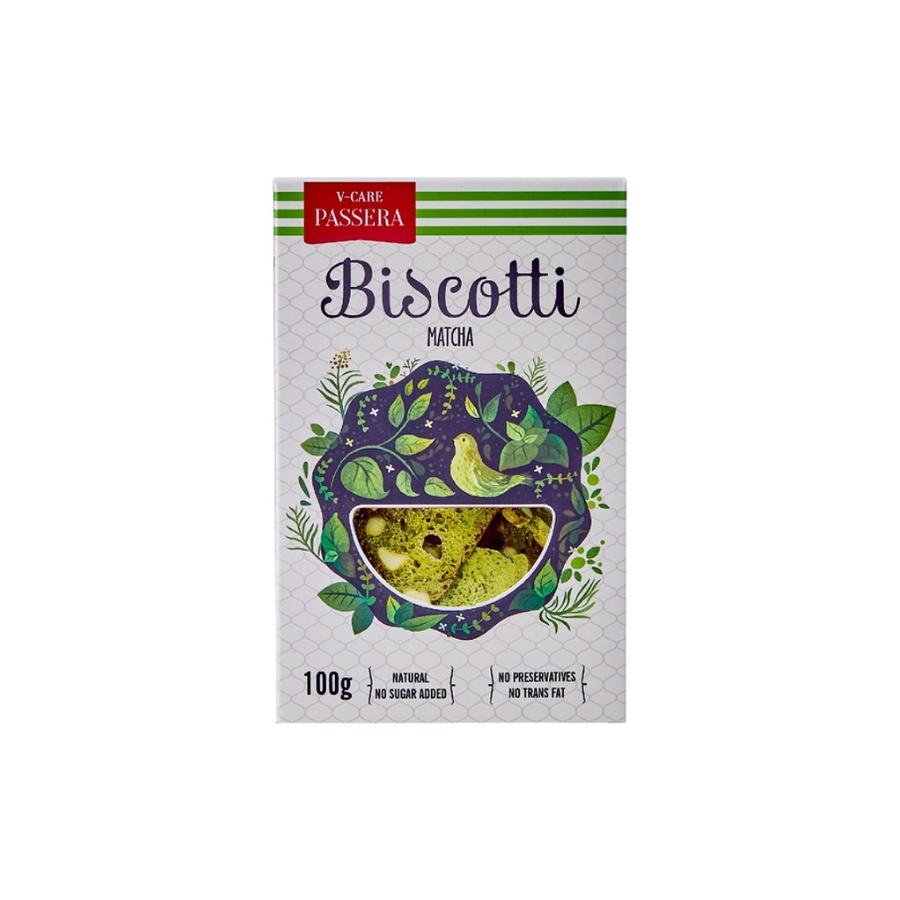Passera Green Tea Biscotti (100g)