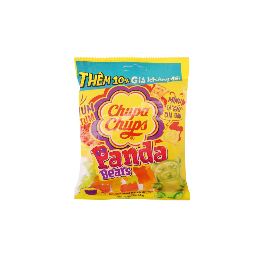 Chupa Chups Panda Bear Gummy Candy (90g)