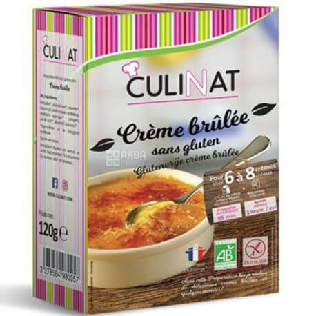 Culinat Organic Gluten Free Cream Brulee Powder (120g)