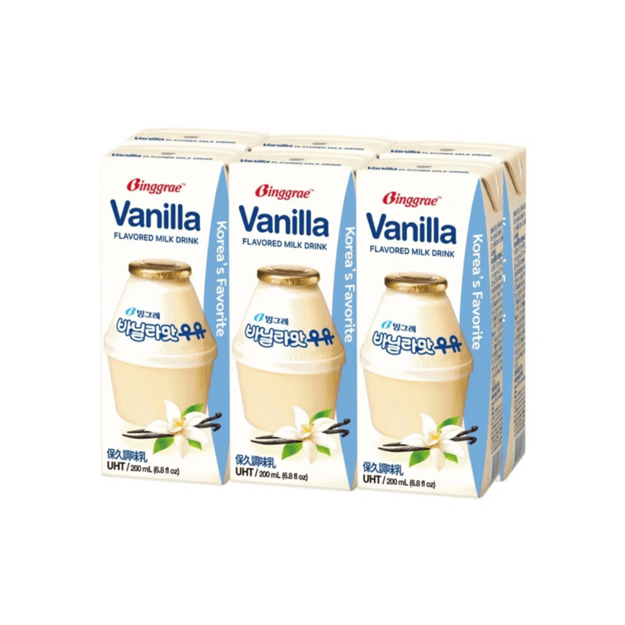 Binggrae UHT Milk Vanilla (6x200ml)