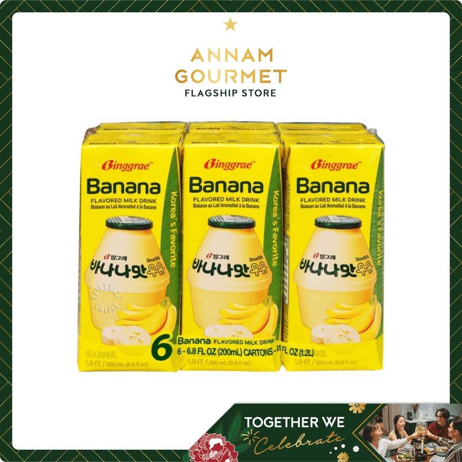 Binggrae UHT Milk Banana (6x200ml)