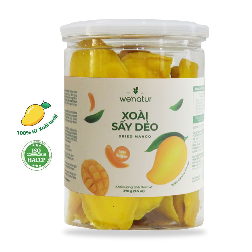 We'natur Dried Mango (270g)