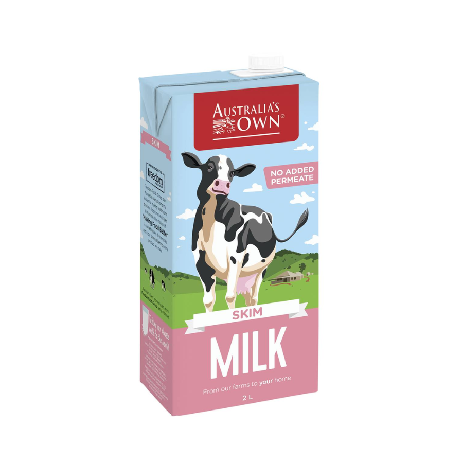 Australia's Own UHT Milk Skimmed (1L)