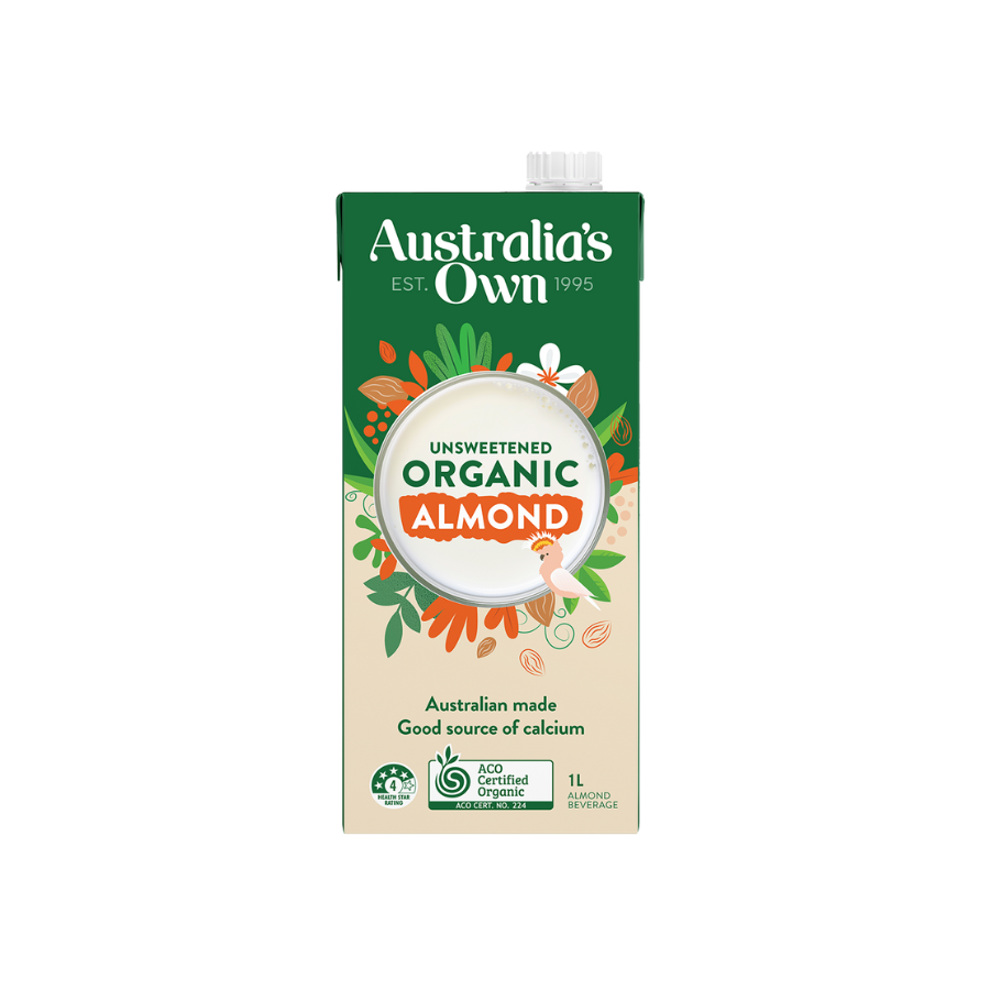 Australia's Own Unsweetened Organic Almond (1L)