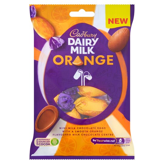 Cadbury Dairy Milk Orange Mini Chocolate (72g)