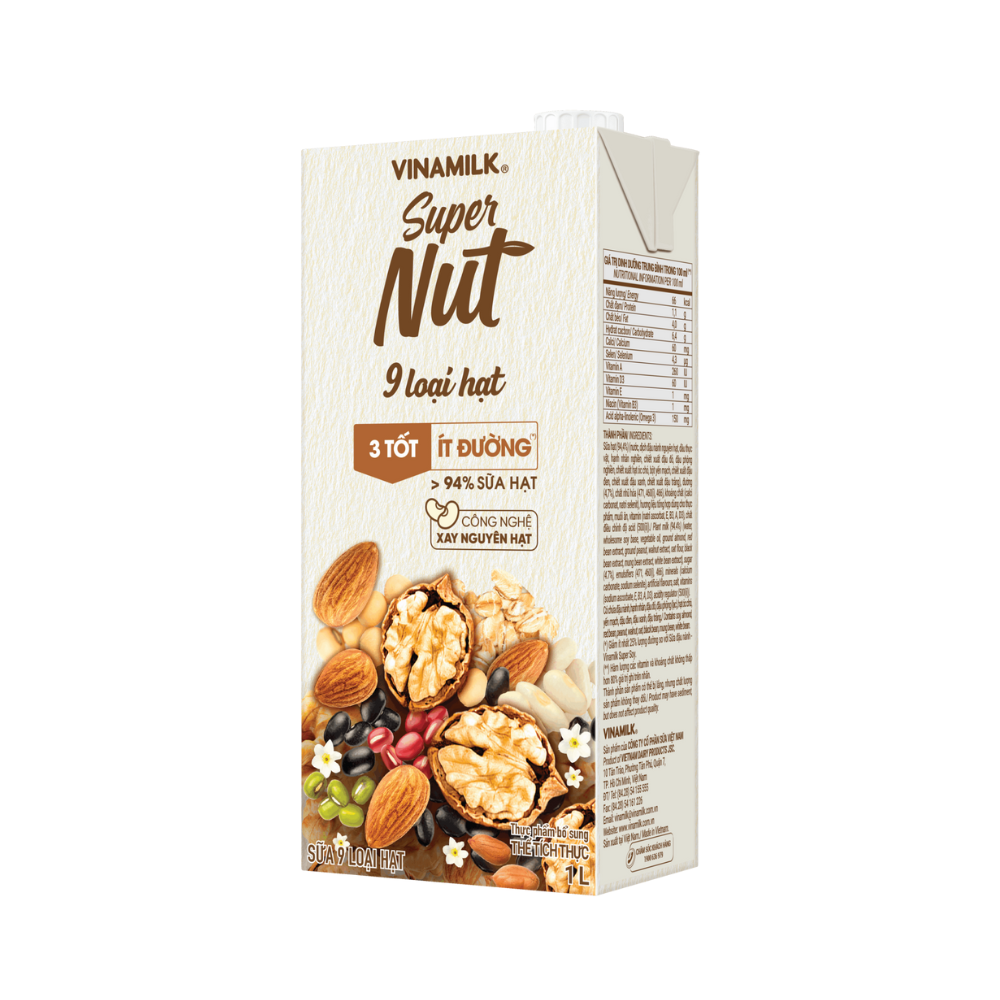 Vinamilk 9 Kinds of Nuts Milk Super Nut (1L)