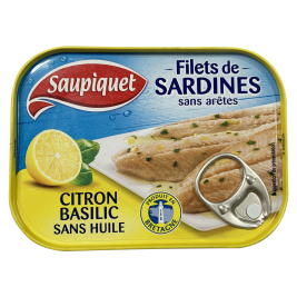 Phi Lê  Cá Mòi Sốt Chanh Húng Quế Saupiquet 100g