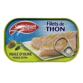 Saupiquet Tuna Fillets EV Olive Oil (115g)