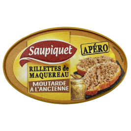 Saupiquet Mackerel Rillettes Mustard (115g)