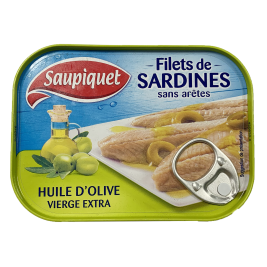 Saupiquet Sardine Fillets EV Olive Oil (100g)
