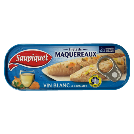 Cá Thu Sốt Vang Trắng&Thảomộc Saupiquet176g
