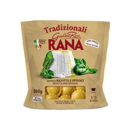 Nui Tortellini Ricotta Rau Bina Rana, Túi Giấy 250g
