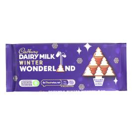 Kẹo Socola Sữa Dạng Thanh Winter Wonderland Hiệu Cadbury (100g)