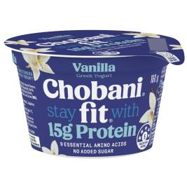 Chobani Fit Greek Yogurt Vanilla (160g)