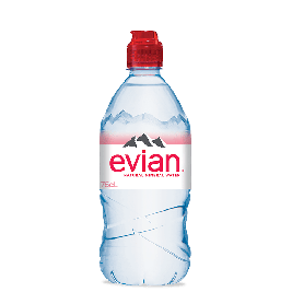 Evian Sport Cap (750ml)