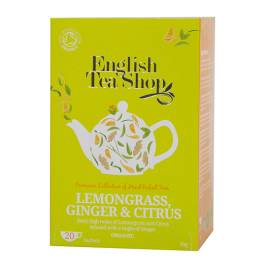 English Tea Shop Lemongrass Citrus & Ginger 20 ct