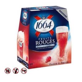 Kronenbourg 1664 Red Fruits Beer (6x250ml)