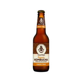 Trà Kombucha Organic Happy Hippie Vị Gừng (330ml)