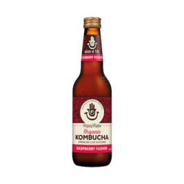 Trà Kombucha Organic Happy Hippie Vị Phúc Bồn Tử (330ml)