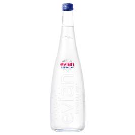 Evian Sparkling Water glass 33cl