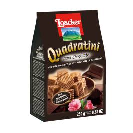 Loacker Quadratini 250g Dark Chocolate