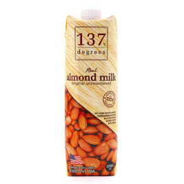 137 Degrees Almond Milk Unsweetened (1L)