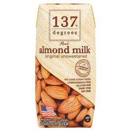 137 Degrees Almond Milk Unsweetened (180ml