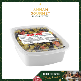 Castellino Marinated Pitted Green & Black Olives "Mix Italia" (1.9kg)
