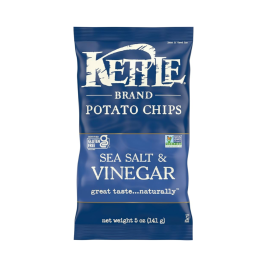 Kettle Potato Chips Sea Salt & Vinegar (141g)